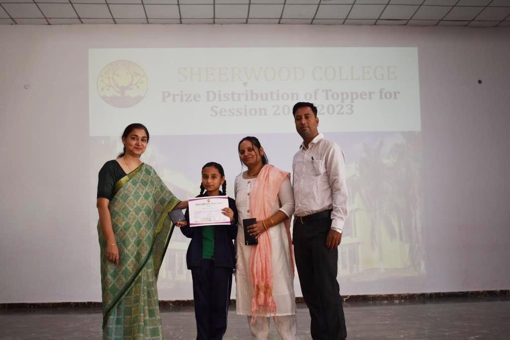 Prize Distribution of Topper for Session 2022-23