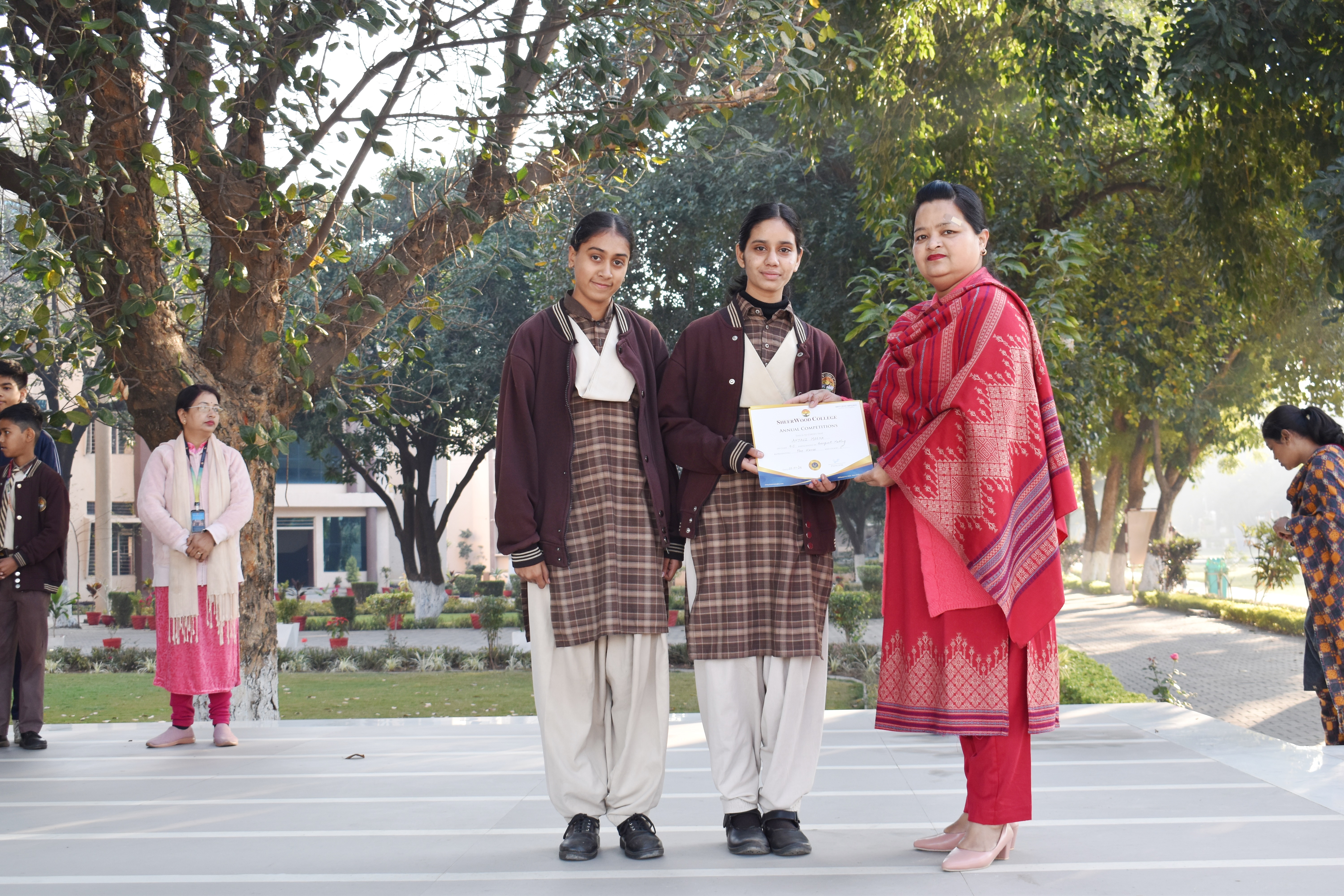 Flower Bouquet Making Competition held on 25 January 2025